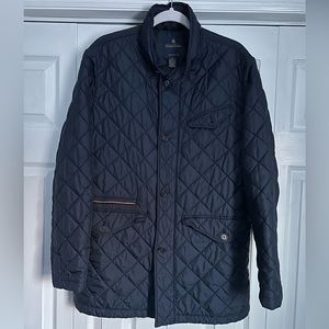 Navy Brooks Brother Quilted Jacket
